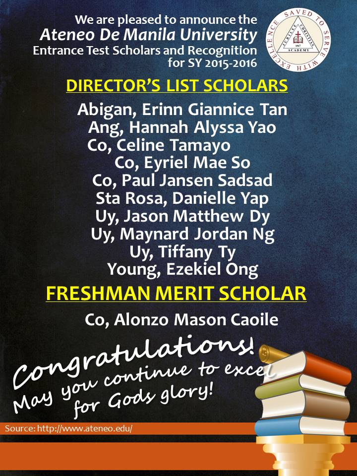 Ateneo Scholars Announcement 2015 Jpeg1