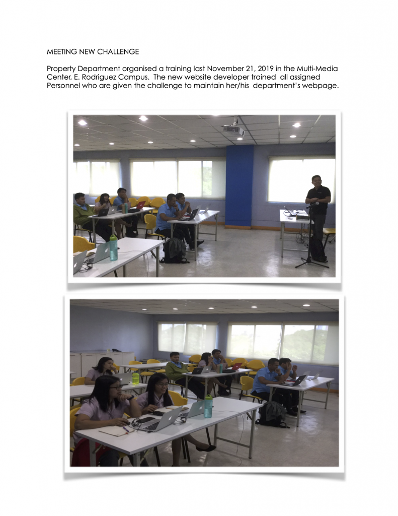 November 21 Website Training