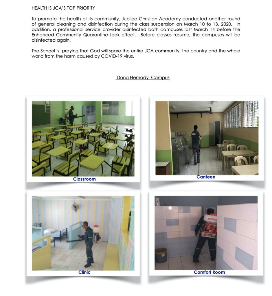 Health Is Jca's Top Priority 1