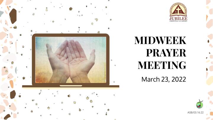 Copy Of Midweek March 23, 2022