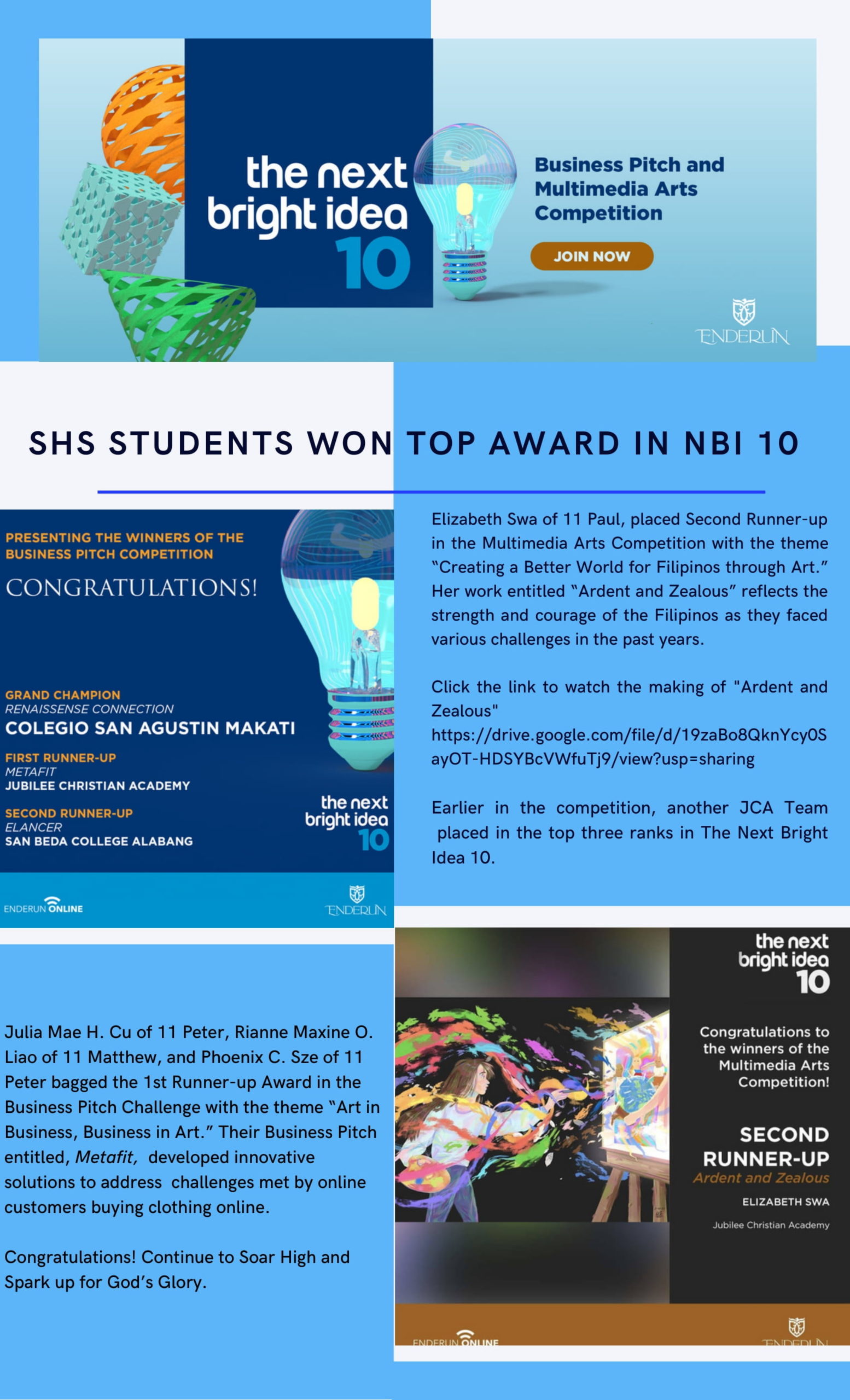 Shs Nbi 10 Multimedia Winner 1