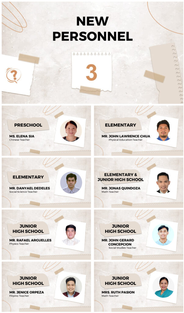 New Personnel 1