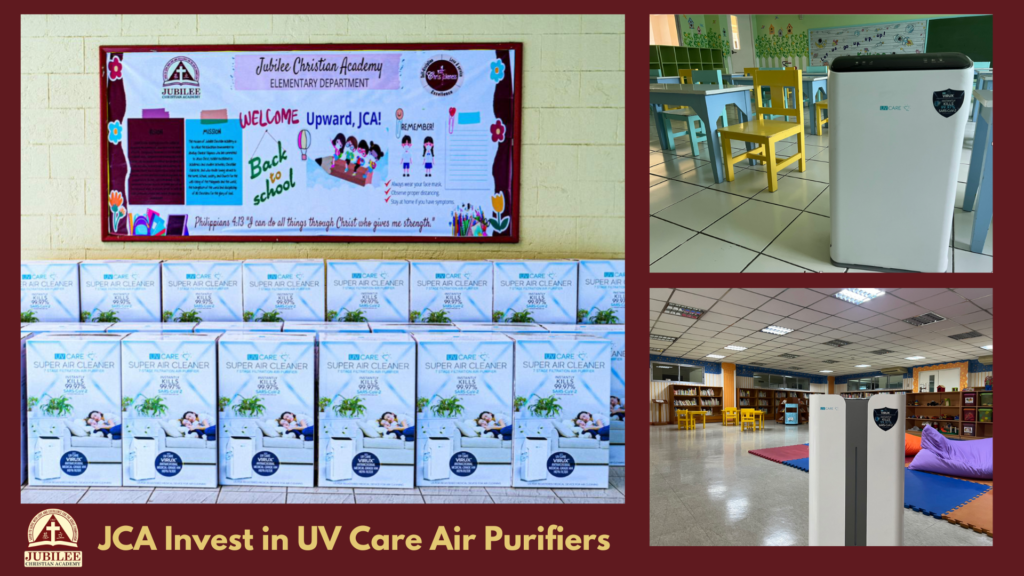 Jubilee Christian Academy (JCA) Invests in UV Care Air Purifiers to