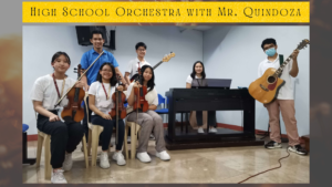 Jhs Orchestra With Mr. Quindoza
