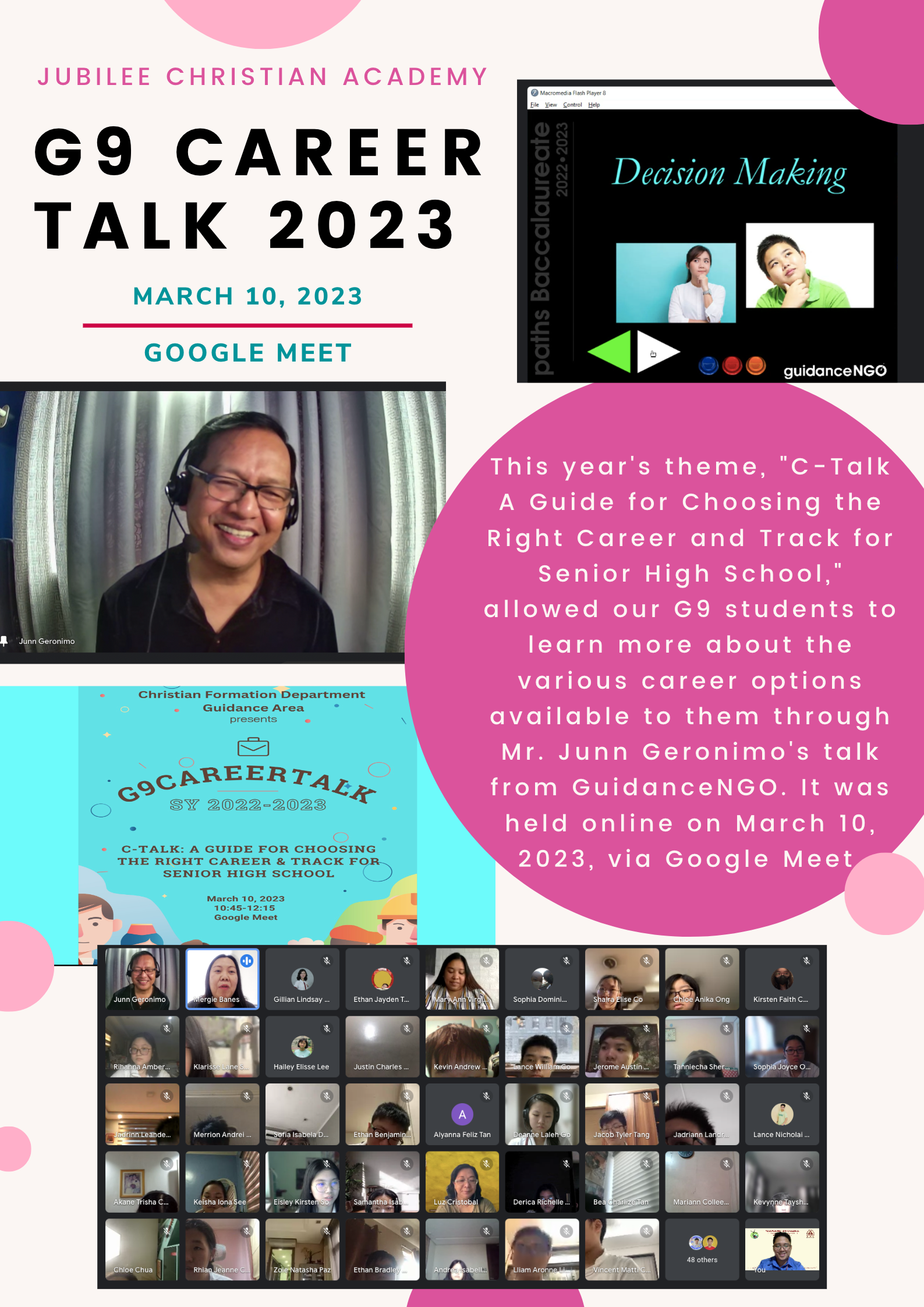 G9 Career Talk 2023