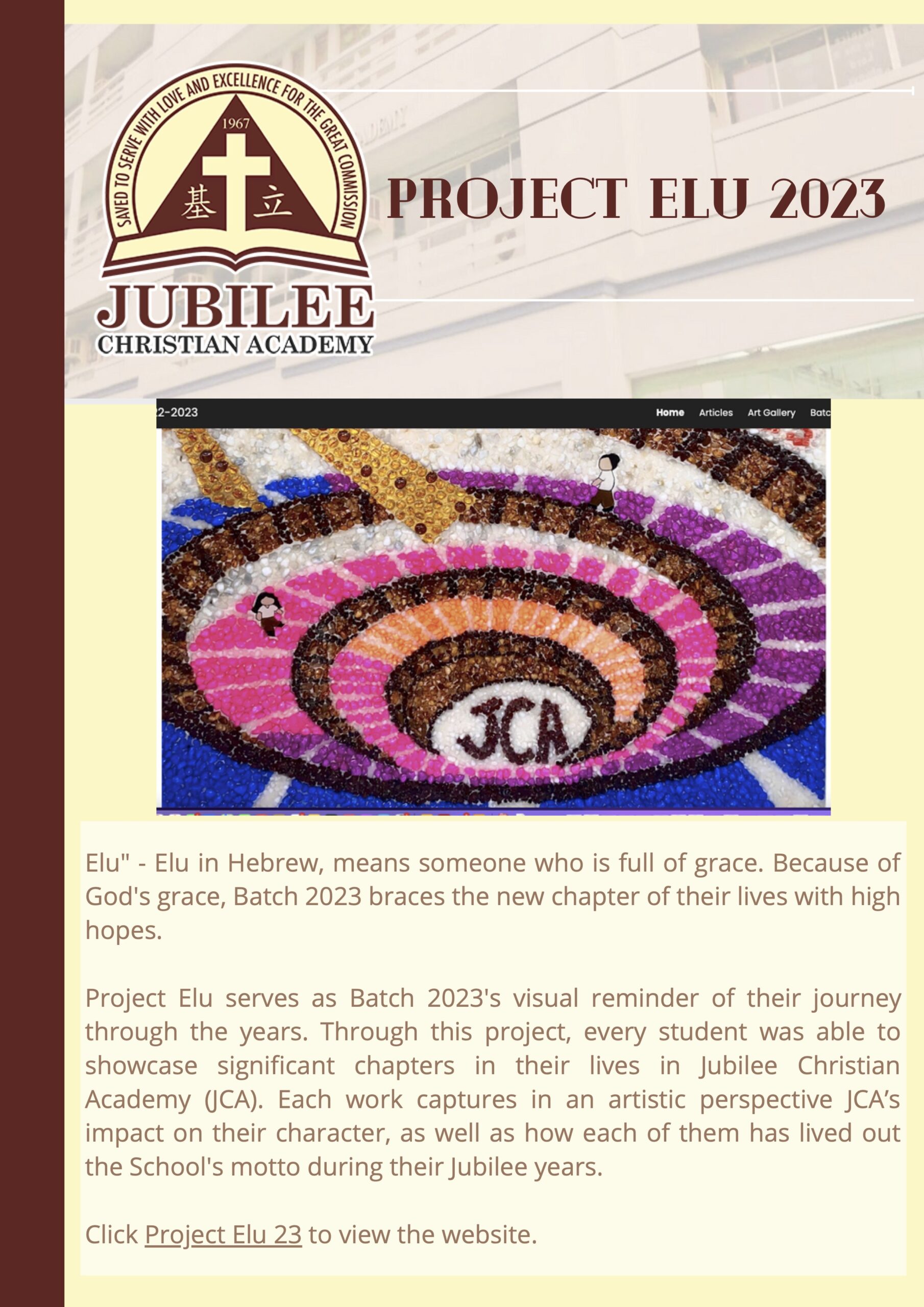 Project Elu Launching 22 23